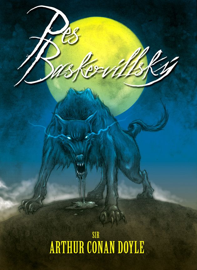 A.C.Doyle - Pes Baskervillský book cover/design/illustration