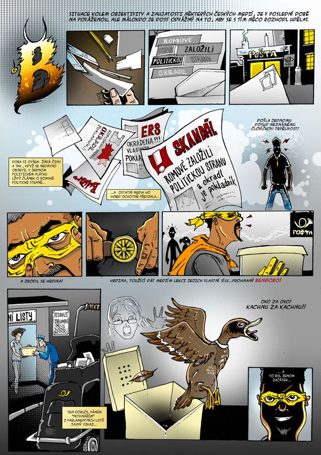 komiks pro magazin Romano Vodi