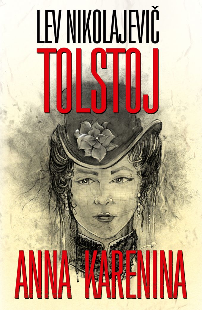 L.N.Tolstoj - Anna Karenina 2nd print- book design/artworks/cover illustration