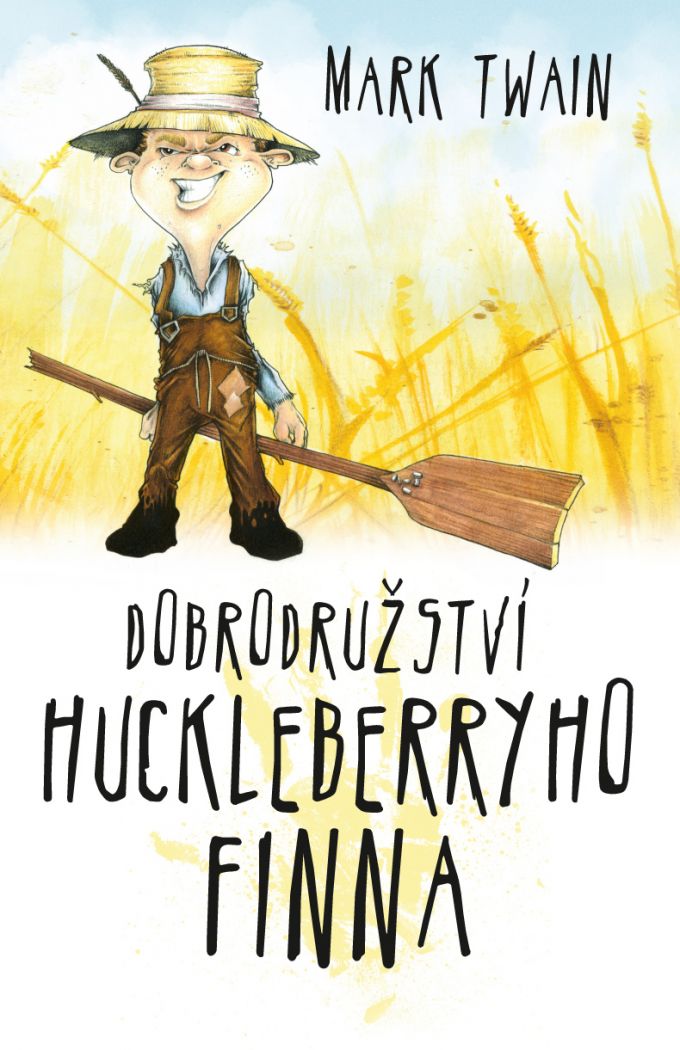 Mark Twain - Dobrodružství Huckleberryho Finna - book design/artworks/cover illustration