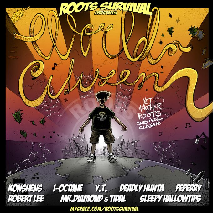 promo art for Damalistik ROOTS SURVIVAL dancehall riddim