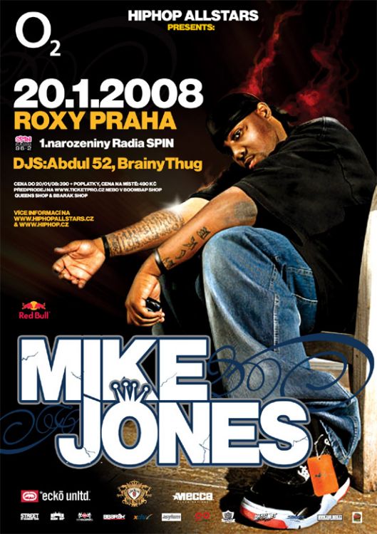 mike jones, roxy praha 