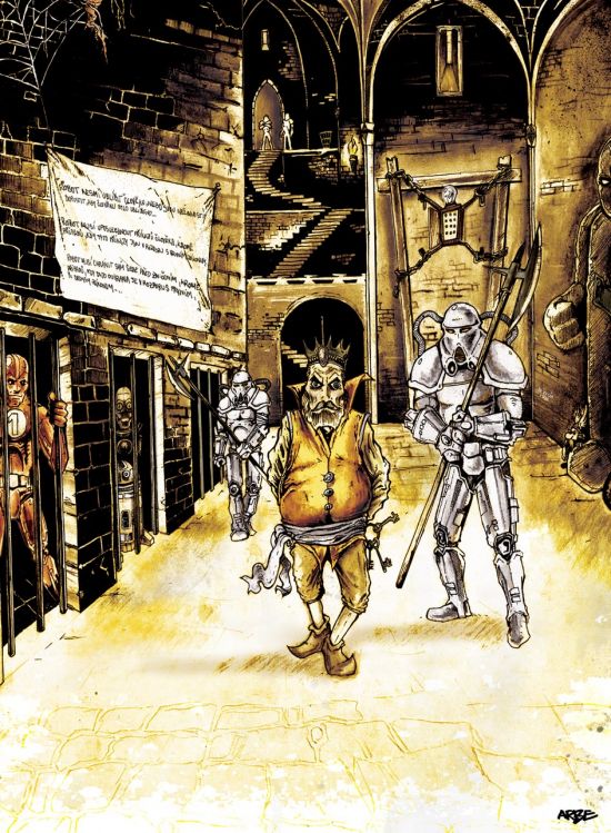 ilustrace do comicsového kalendáře
Komiks.cz