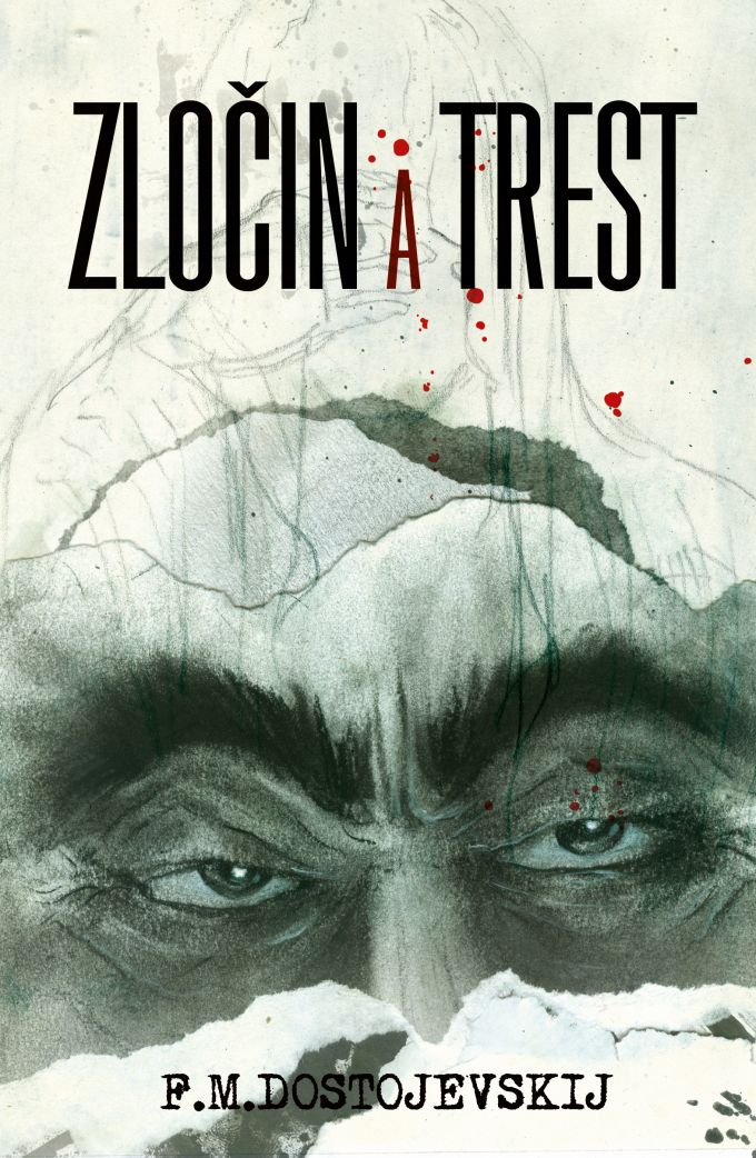 F.M.Dostojevskij - Zlo�in a trest book design/cover illustration