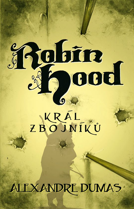 Alexandre Dumas Robin Hood /book cover/design/illustration