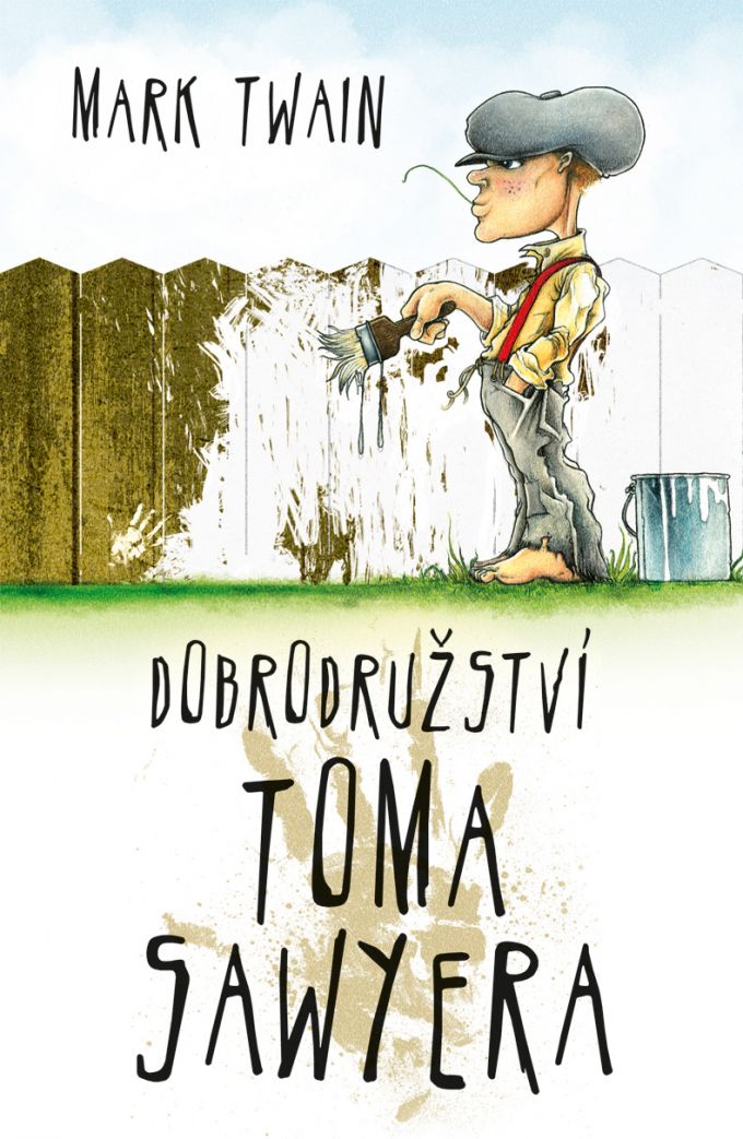 Mark Twain - Dobrodružství Toma Sawyera - book design/artworks/cover illustration