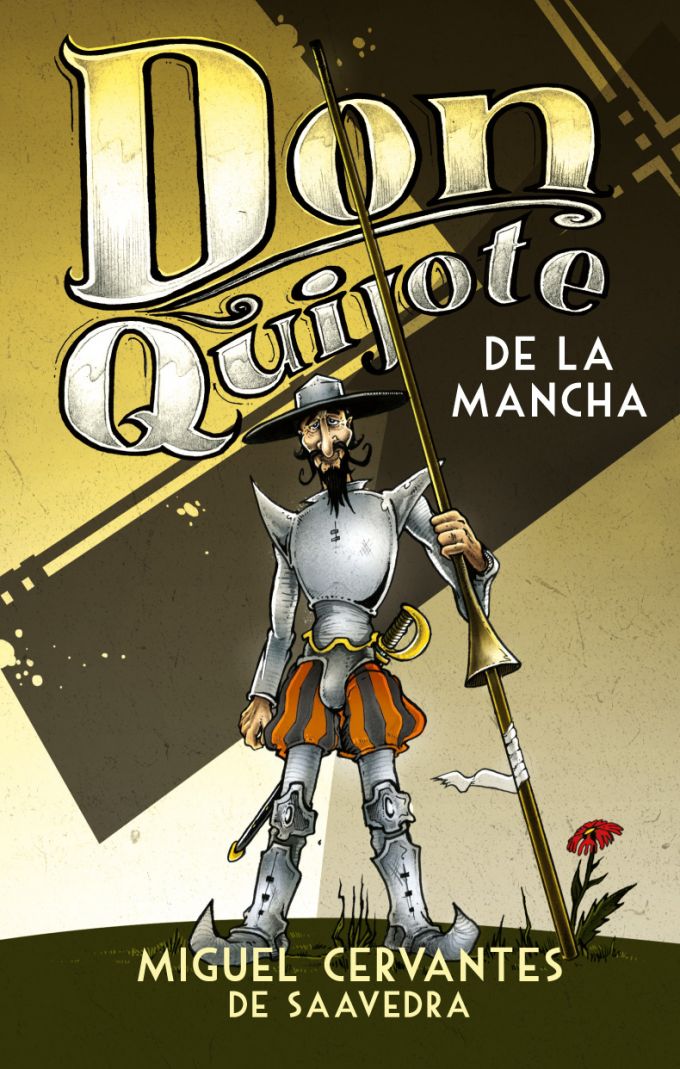 Miguel de Cervantes - Don Quijote /book cover/design/illustration