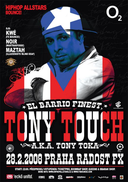 Tony Touch, concert Radost FX Praha